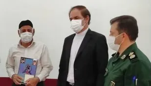 دلجویی مسئولان از پدر شهید &laquo;رحیم شاهسون&raquo; در روستای شوش&zwnj;آباد پیشوا