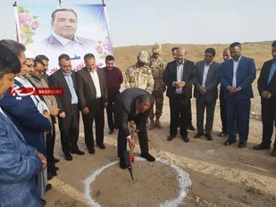پروژه راه دسترسی بازارچه هلاله شمالی با اعتبار ۲۱ میلیارد&zwnj;تومان کلنگ زنی شد