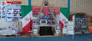 راه اندازی نمایشگاه عرصه ها ومجموعه های نقش آفرین، توسط رزمندگان وبسیجیان گردان ۱۱۴ امام حسین علیه السلام
