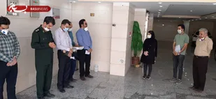 تقدیر از زحمات دلسوزانه ایثارگران جبهه سلامت با اهداء تقدیر نامه و دسته گل