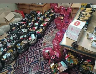 توزیع۳۳۰ بسته کمک مومنانه بین مومنین نیازمند کهنز