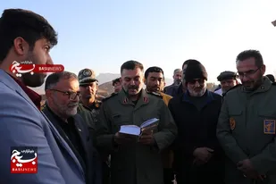 افتتاح بلوار بسیج شهر کلاته رودبار با حضور فرمانده سپاه استان سمنان+ عکس