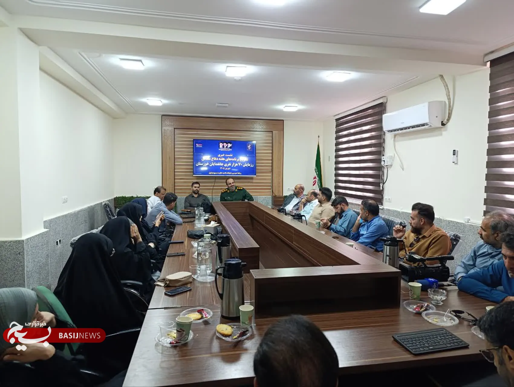 نشست خبری فرمانده ناحیه دزفول با اصحاب رسانه