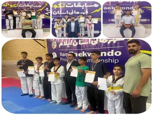افتخارآفرینی تکواندوکاران ملکشاهی در رقابت&zwnj;های استانی
