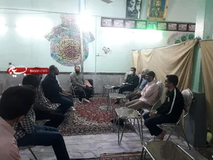 برگزاری جلسه هیئت اندیشه ورز پایگاههای حوزه بسیج امام حسین(ع) برخوار