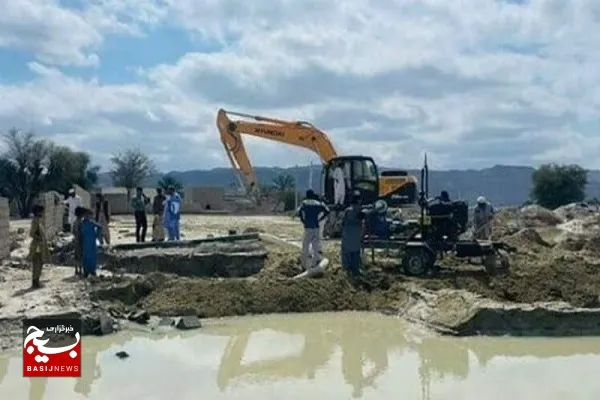 شبکه آب ۲۸ روستای سیل‌زده زرآباد و کنارک متصل شد
