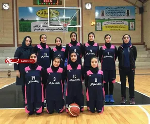 تیم بسکتبال بانوان نهاوند موفق در لیگ بسکتبال کشور دوم شد