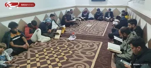 برگزاری جلسات جزء خوانی قرآن ویژه ماه مبارک رمضان در روستاهای تابعه آغاجاری