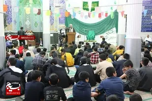 مراسم افتتاحیه مراسم معنوی اعتکاف و جشنی برای پدر