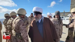 بازدید فرماندهان رده های مقاومت بسیج استان قزوین از حضور بسیجیان در حفاظت از مرزهای شمال&zwnj;غرب کشور