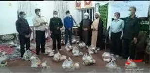 توزیع ۶۰ بسته سبدغذایی در شهرانابد