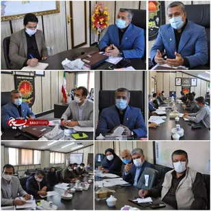 برگزاری جلسه هماهنگی وبرنامه ریزی کمیته رفع موانع تولید شهرستان شاهرود