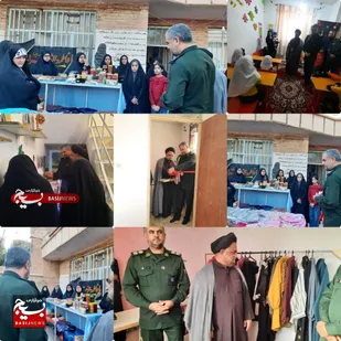 افتتاح کارگاه تولیدی و بازدید از دستاوردهای بانوان خرمشهری