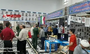 برپایی نمایشگاه طرح اسوه پایگاه های مقاومت بسیج ناحیه حبیب ابن مظاهر
