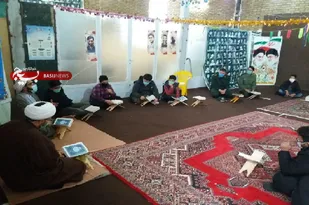حضور فرمانده سپاه ناحیه خوانسار در حلقه صالحین پایگاه بسیج کربلا