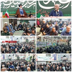 حضور رزمندگان گردان ۱۱۸امام حسین علیه السلام دریادواره شهدای شهرستان اردستان