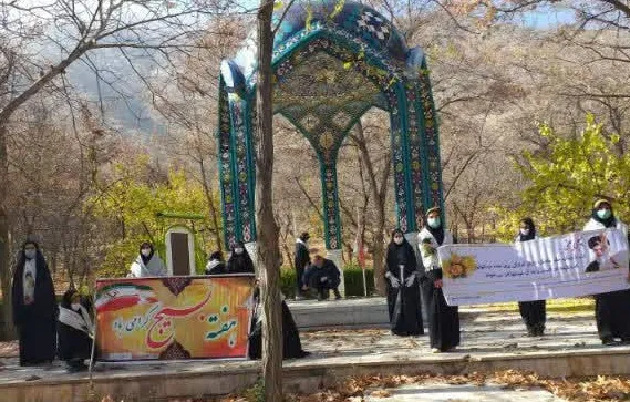 برنامه خادمین شهدا پایگاه بسیج سمیه برگزار شد