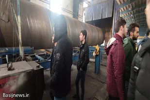 بازدید دانشجویان دانشگاه بوعلی سینا از شهر صنعتی کاوه