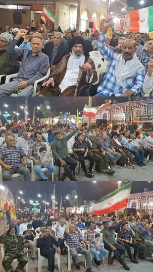 برگزاری تجمع هشتادوششمین روز بزرگ مردم رامشیر در حمایت از رزمندگان و تجدید میثاق با رهبری