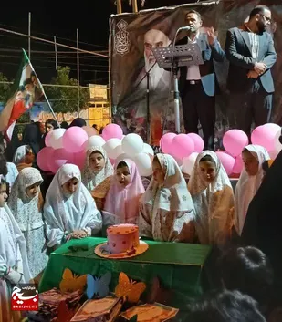 جشن تکلیف دختران باغملکی در شب نماز استغاثه