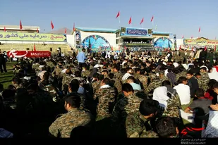 حضور پرشور بسیجیان نهاوند در رزمایش سپاهیان محمد رسول&zwnj;الله(ص)