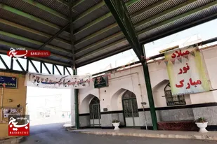 از آذین بندی پایگاه تا گشت محله محور بسیج در پایگاه امام حسین (ع) سرخه
