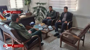 دیدار فرمانده سپاه شهرستان فیروزکوه با رئیس کمیته امداد امام خمینی (ره)
