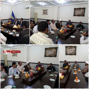 دیدار صمیمانه مسئولین ادارات با فرماندهی سپاه ناحیه میناب