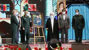 تمثال شهید "صدرزاده" با تقریظ مقام معظم رهبری رونمایی شد
