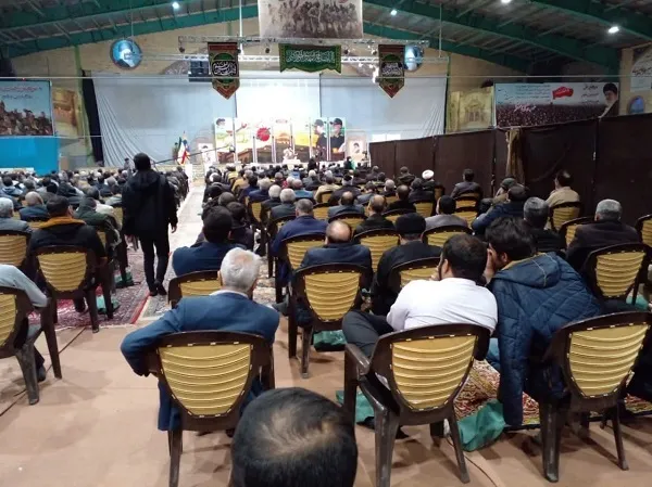 شرکت رزمندگان گردان ۱۲۴ امام حسین(علیه السلام) در  یادواره مدافع حرم سردار شهید عبدالرضا مجیری