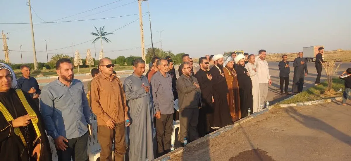 طنین نوای «لبیک یا حسین» در هویزه؛ آیین استقبال از ماه محرم برگزار شد