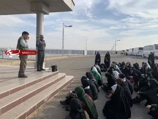 بازدید کاروان راهیان نور  دانش آموزی   اسلامشهر از یادمان  شهدای جنوب کشور