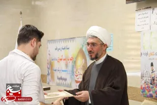 تجلیل از پرستاران درمانگاه مهر شفا با حضور مسئول نمایندگی ولی فقیه در سپاه انصارالحسین(ع) همدان