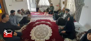 رزمایش «دیدار با خانواده شهدا» در بخش رودپی ساری برگزار شد