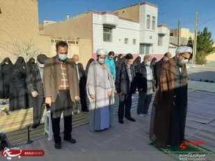 اقامه نماز باران در سرخه