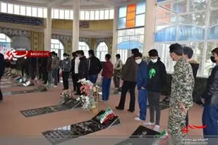 تجدید میثاق با شهدا در سالروز شهادت شهید فهمیده