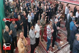 اقامه نماز عید سعید فطر در آستان مقدس امام&zwnj;زاده عبدالله (ع) ملایر