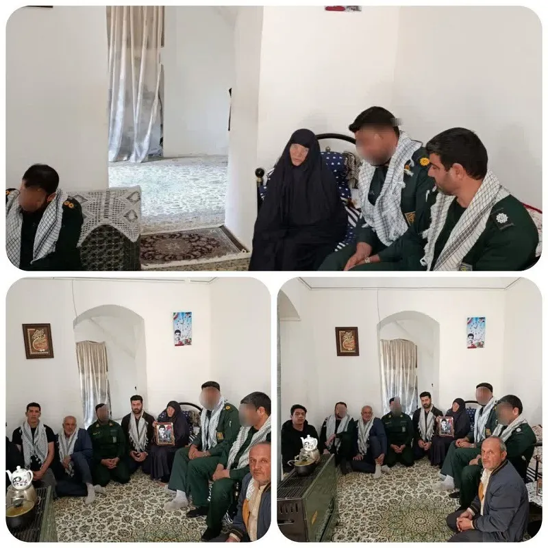 دیدار از خانواده و مادر شهید مرتضی یاسری