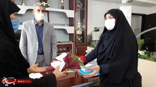 تجلیل از بانوان محجبه بانک ها و مراکز درمانی شاهرود+ تصاویر