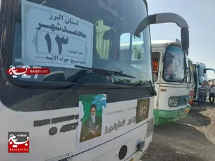 حضور بسیجیان ناحیه جواد الائمه(ع) در مراسم سالگرد ارتحال بنیانگذار انقلاب اسلامی