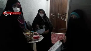 دیدار بسیجیان پایگاه سوره  شهریار با خانواده شهید بیرجندیان