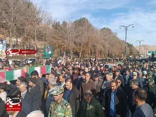 استقبال از پنج شهید گمنام در شاهرود+ تصاویر