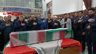 تشییع پیکر سه شهید گمنام در نقاط مختلف شهر شاهرود
