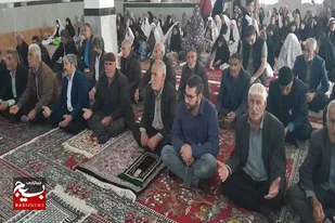اقامه نماز عید سعید فطر در روستای توانه نهاوند
