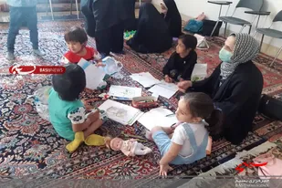 ویژه برنامه دورهمی کودکان به همت بسیجیان سرخه ای برگزار شد