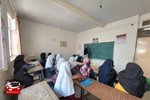 اردوی جهادی خواهران دانشکده تربیت معلم باهنر در مناطق محروم اسدآباد