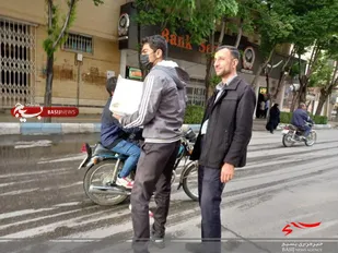 قرارعاشقی به نیابت از شهید ابراهیم هادی در شهر دهاقان