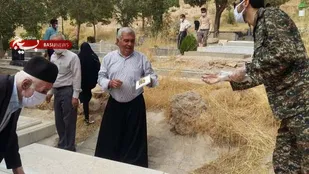 امر به معروف بهداشتی با اهدای ماسک در شهر چلیچه