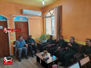 دیدار فرمانده سپاه باغملک با دادستان و رئیس دادگستری
