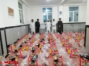 رزمایش مواسات و همدلی به همت حوزه شهید شوشتری شهر لیردف جاسک به روایت تصویر